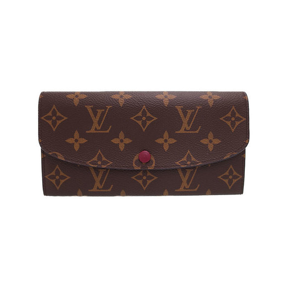Louis Vuitton Emily Long Wallet Monogram Portefeuille Bifold - Picture 1 of 5